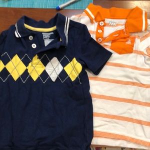 2 Old Navy polo shirts in 3t and 4t